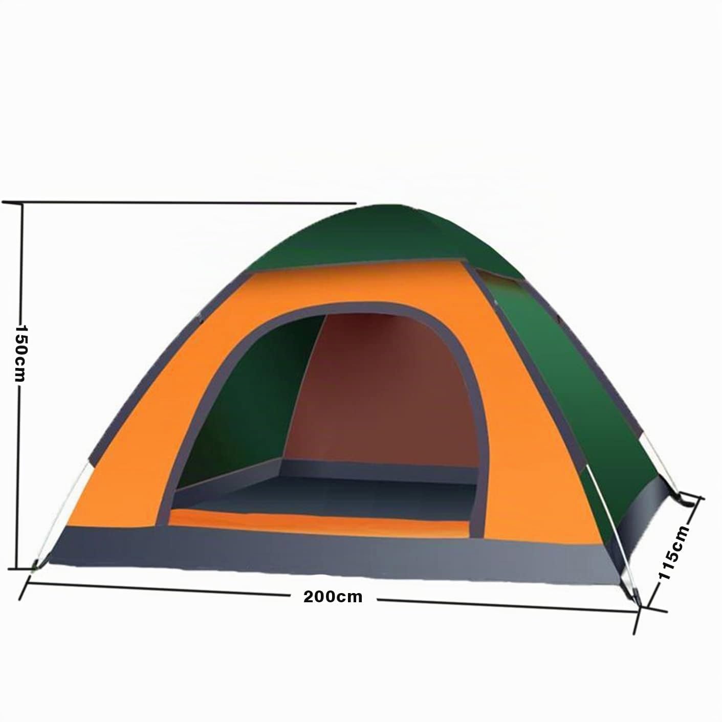 Tenda da spiaggia 2-3 persone, Tenda da Campeggio,Tenda Parasole 200x150x100 cm per Viaggi/Campeggio/Trekking/Pesca/Giardino