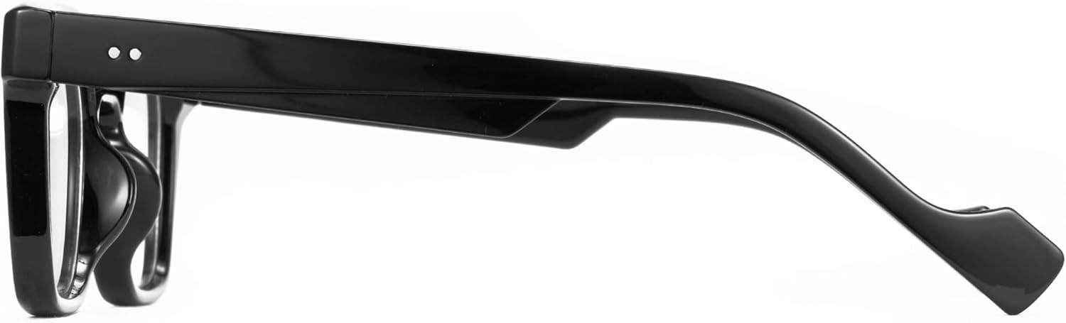 Cyxus Bold Frame Blue Light Glasses for Men Women Reduce Eye Strain UV400 Protection for Office Work Gaming 8321 - Image 5