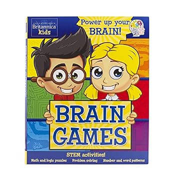 Paperback Brain Games Kids: Encyclopedia Britannica Kids Activity Workbook - PI Kids Book