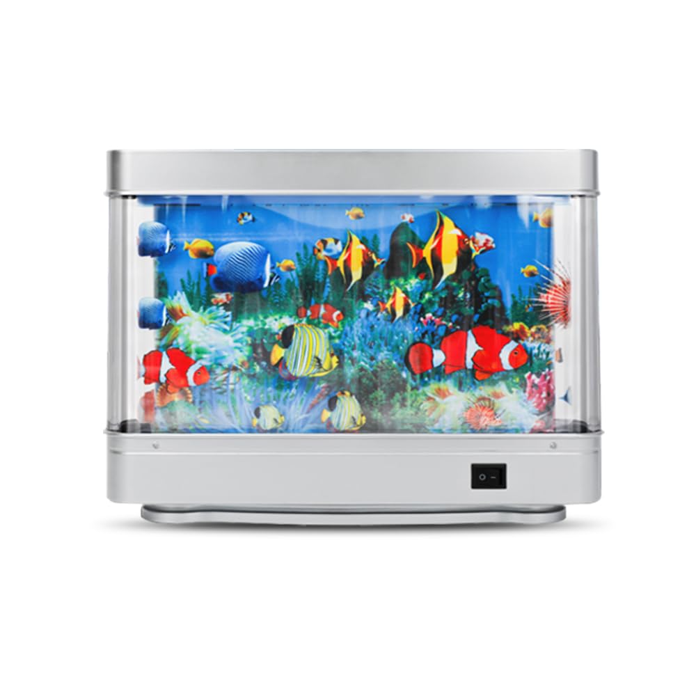 Poissons tropicaux artificiels en mouvement pour veilleuse enfant et faux aquarium USB