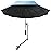 XLINGZA UPF 50+ Beach Umbrella with Adjustable Universal Clamp