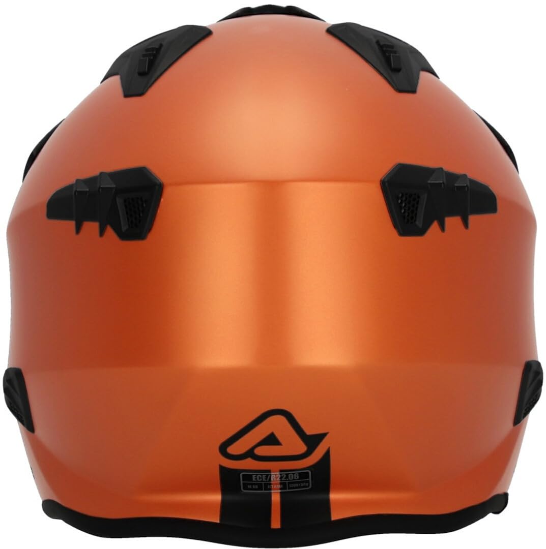 Acerbis Aria Metallic Casco Jet, rosso opaco, XS (53/54)