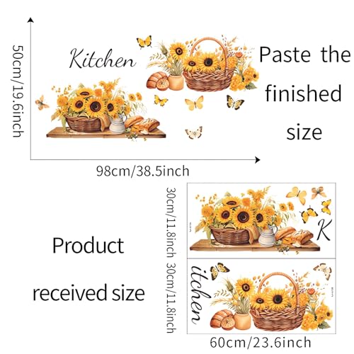 Vinilos Decorativos Girasol Amarillo Para Pared miniatura 4