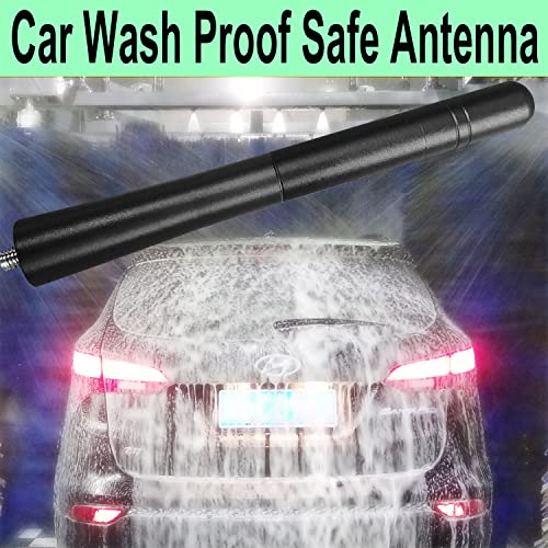 4.7 Inch Short Aluminum Radio Antenna For Dodge Grand Caravan (2008-2018), Dodge Durango (1998-2010), Dodge Dakota (1998-2010), Dodge Caliber (2007-2015) #TOP6