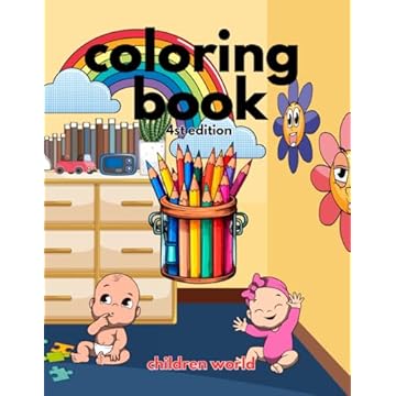 Capa do livro Coloring Book: Livro de colorir com crianças em varias atividades diferentes (Portuguese Edition)