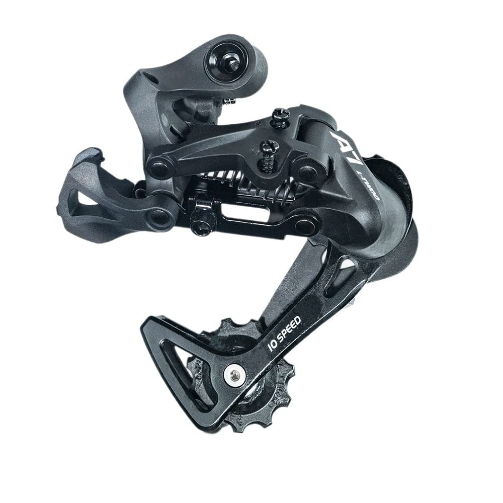 Desviadores Desviador Trasero de 10 velocidades for Cadena de guía de Cambio de Bicicleta de montaña MTB Compatible Desviador Trasero (Color : SS-Short Cage)