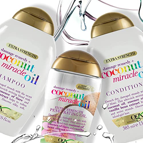 OGX Coconut Miracle Oil Shampoo 385 ml für trockenes Haar