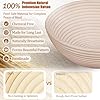 Amazon.com: Panny Sourdough Starter Kit, Banneton Bread Proofing Basket ...