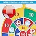 YPZIMYK Dart Board Game for Kids with 8 Sticky Balls, Safe Classic Dartboard Set, Christmas Dart Games Gift for Boys Girls -13.5 Inches