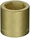 Ampco Safety Tools SS-3/4D37MM Socket, Standard, Non-Sparking, Non-Magnetic, Corrosion Resistant, 3/4" Drive, 37 mm