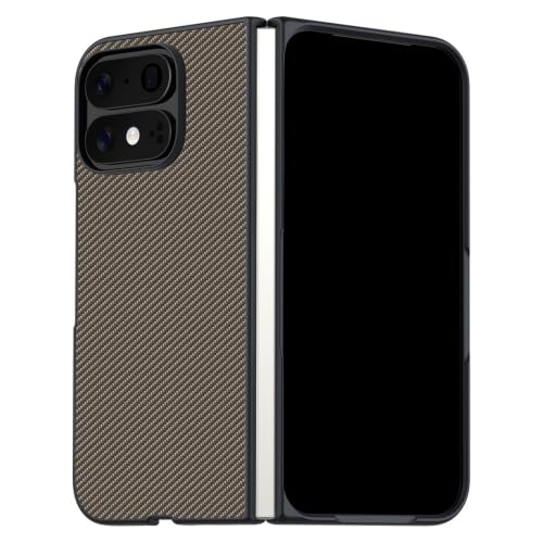 CYBERGARAGE�E�݊��i Pixel 11 Pro Fold �Ή� �P�[�X �ϏՌ� �J�o�[ PU���U�[ �V���v�� ���� ������ �ی�P�[�X �������(�S�[���h) [���s�A���i]