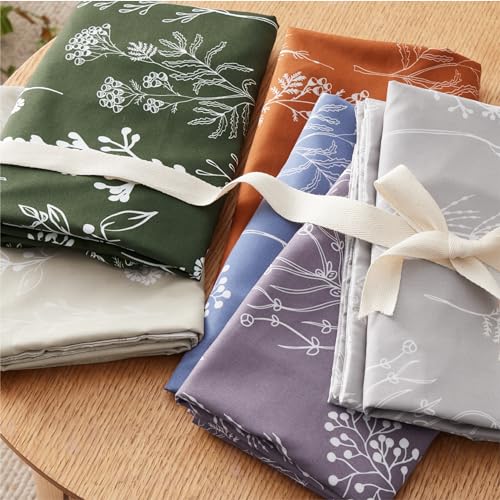 Image of Bedsure Duvet Cover Queen Size - Reversible Infinity Blue Queen Duvet Cover Set with Zipper Closure, 3 Pieces Cute Floral Patterned Bedding Set with 8 Corner Ties and 2 Pillow Shams