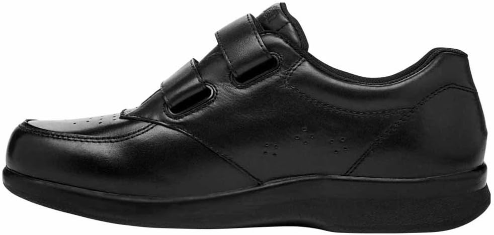 Propét Mens Vista Strap-m Oxfords Shoes, Black, 14 XX-Wide US