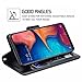 ERAGLOW Galaxy A20 Case,Galaxy A30 Case,Premium PU Leather Wallet Flip Protective Phone Case Cover w/Card Slots & Kickstand for Samsung Galaxy A20/A30 2019 (Black)