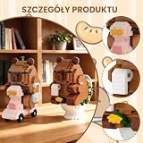 xolear 2 sztuki klocków do budowania zwierząt Micro Building,
