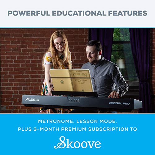 Alesis Recital PRO & M-Audio SP-2 – Piano Numérique avec Un Clavier de 88 Touches à Mécanique de Marteau & Pédale de… - Les Beatles, Paul McCartney, John Lennon, RIngo Starr, George Harrison Alesis Recital PRO & M-Audio SP-2 - Piano Numérique avec Un Clavier de 88 Touches à Mécanique de Marteau & Pédale de… – Image 6