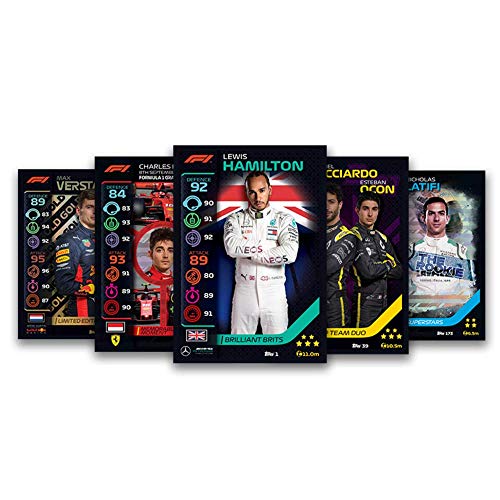 Topps F1 Turbo Attax Trading Card Game Bonanza Pack #TOP6