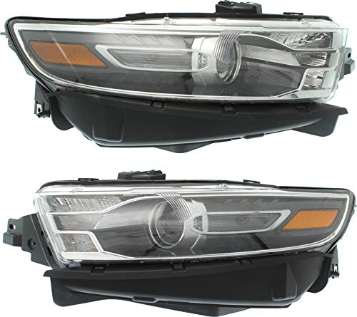 Garage-Pro Headlight Compatible with 2016-2019 Ford Taurus Assembly From 2-8-2016 Passenger and Driver Side