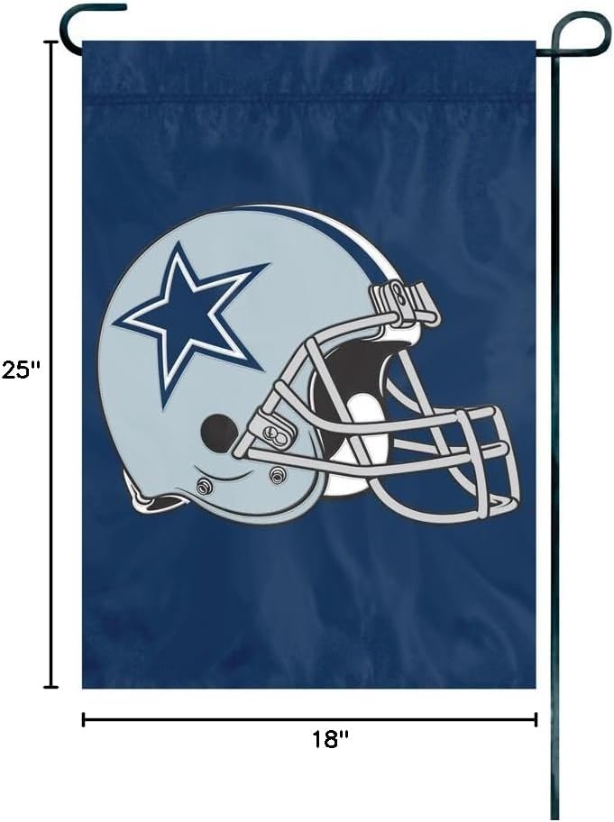 NFL Dallas Cowboys Premium Garden Flag, 12.5 x 18-inches - Image 5
