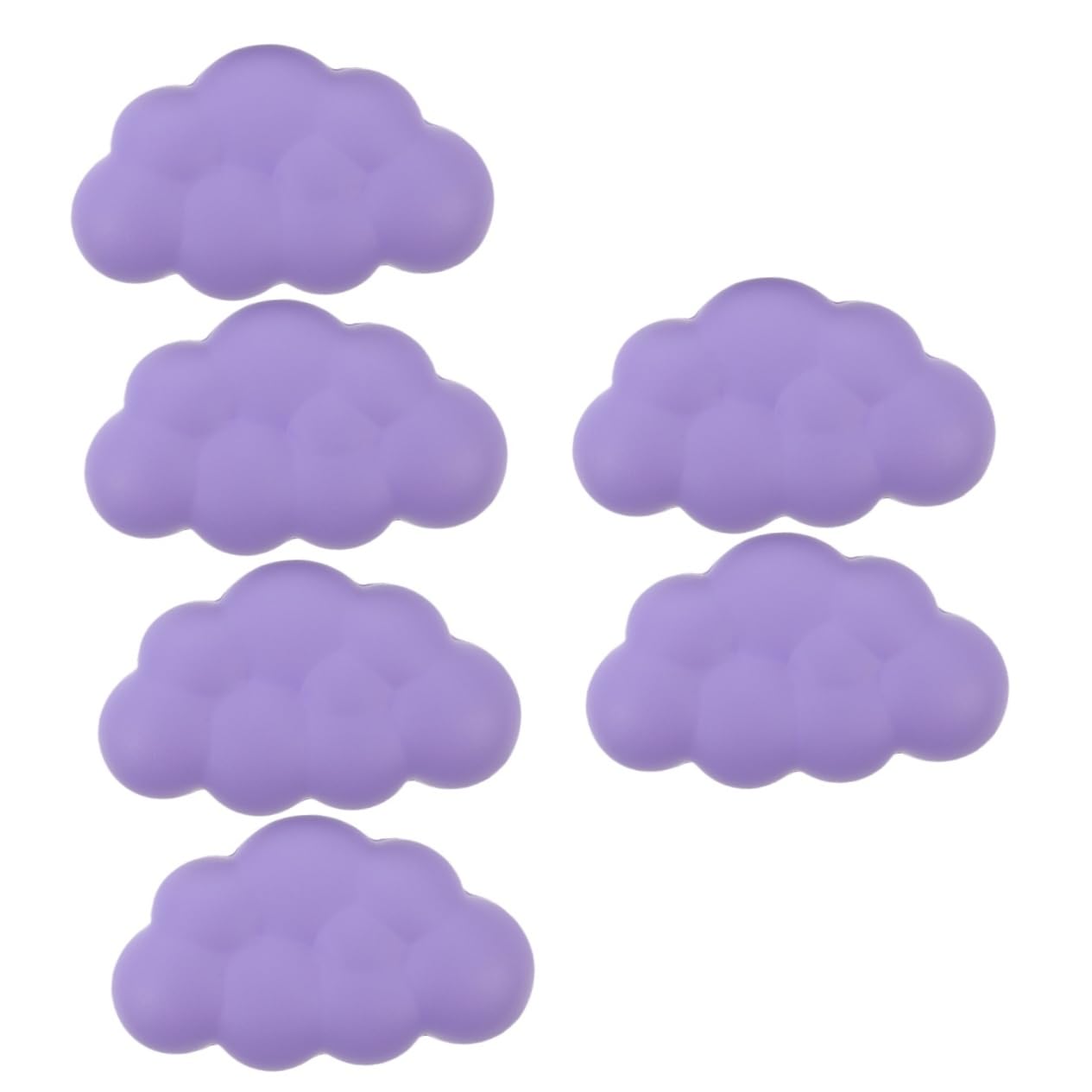 Tofficu 6stücke Teiliges Ergonomisches Tastaturen Rutschfeste Bequeme Handballenauflagen Wolken-design Für Büro Und Gaming Sorgt Für Druckentlastung Und Stabilität