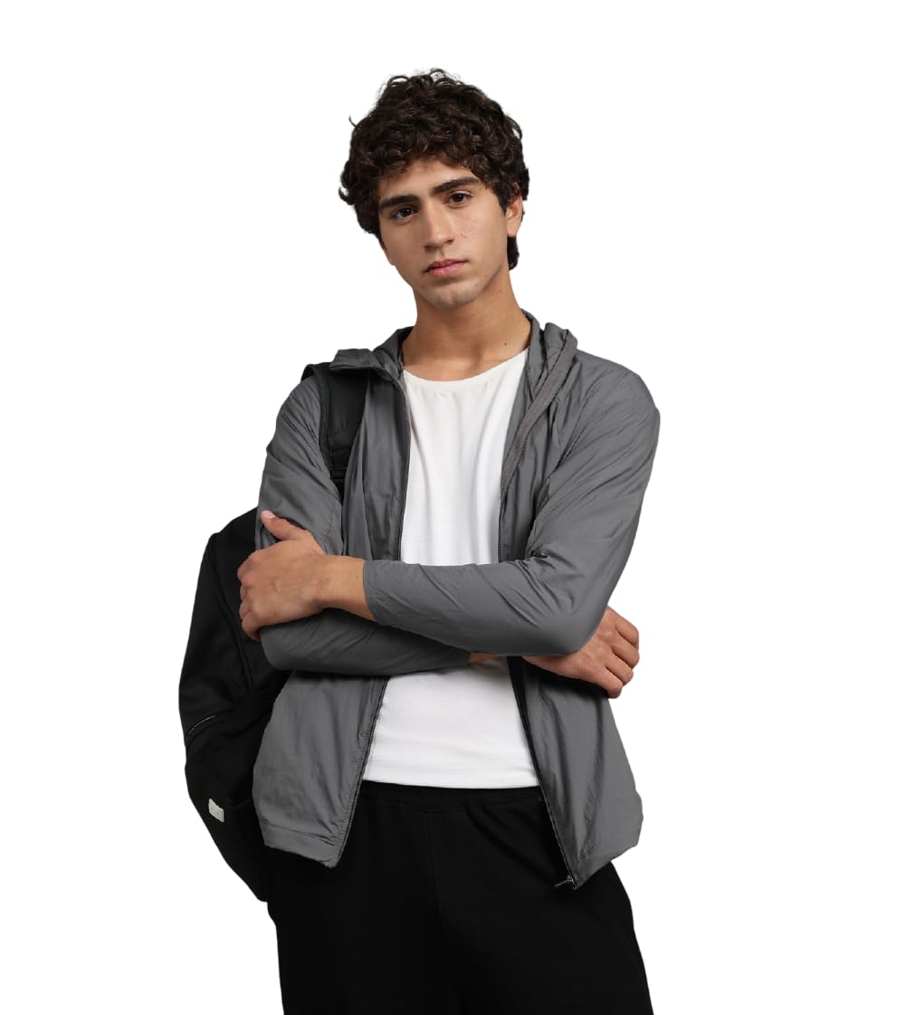 BLUE TYGA Air Pro Sunscreen Jacket | UV Protection Hooded Jacket | 40 GSM Nylon, Breathable Mesh, Quick-Dry Summer Wear-picture-16
