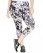 Calvin Klein Performance Women's Plus-Size Plus Oleander Print Crop Legging