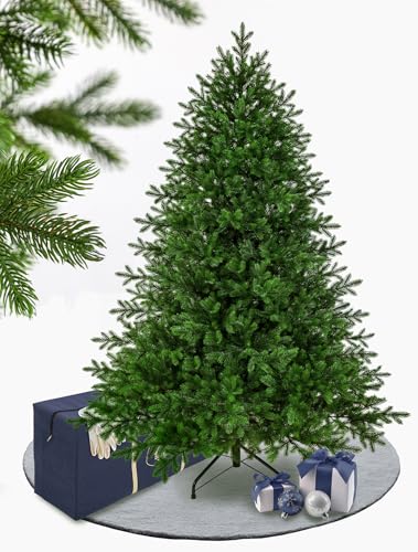 eveXmas - Altair- 215cm - Árbol de Navidad Artificial Grande - 1216 Ramas 100% Puntas de Polietileno - Incluye Soporte de Metal