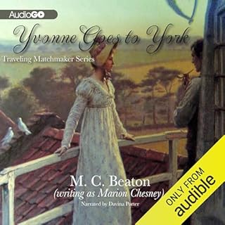 Yvonne Goes to York Audiolibro Por M. C. Beaton arte de portada