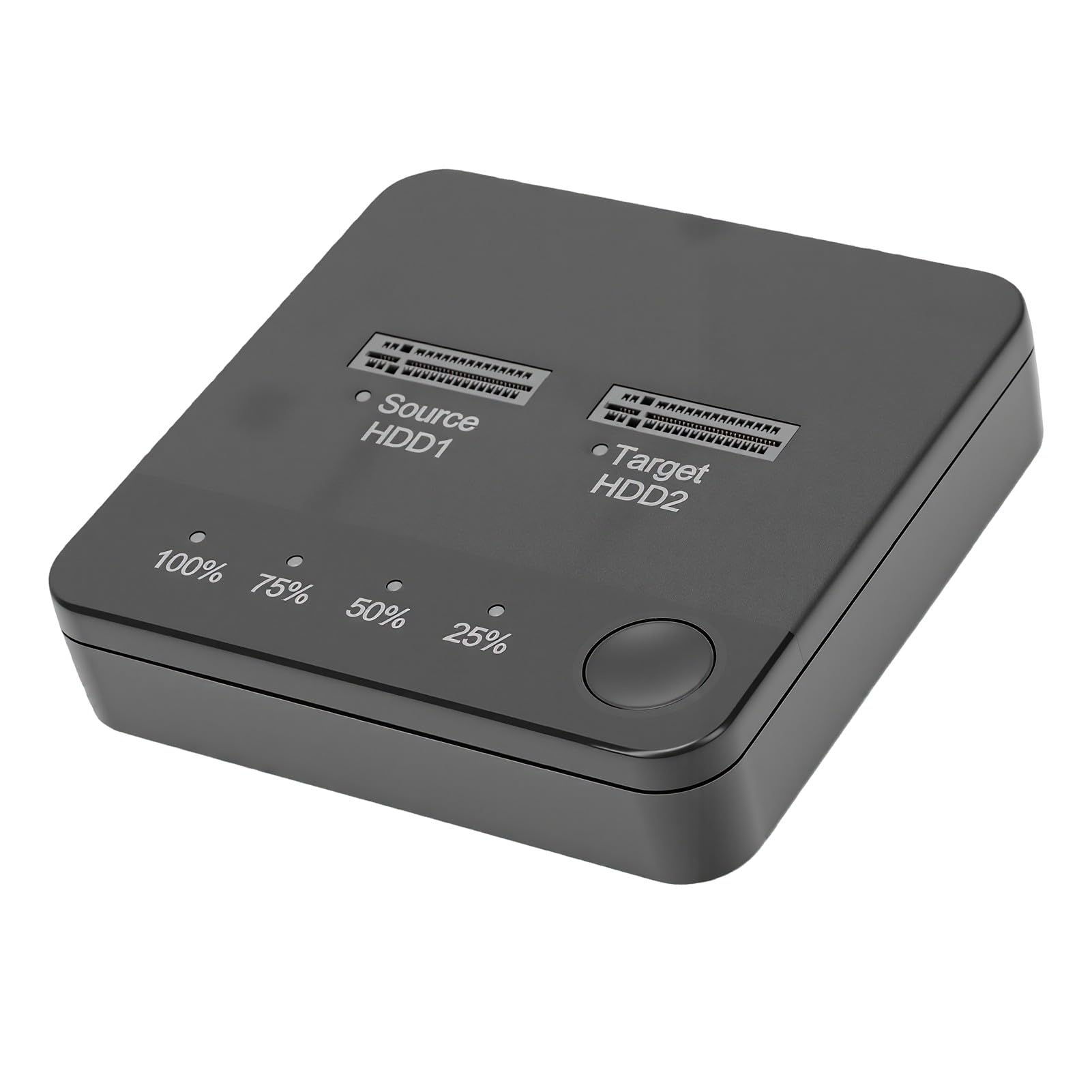 Docking Station Serial ATA M.2 Dual Bay, Custodia Duplicatore Dual Bay per Copia Offline, Supporto Chiave M.2 B Chiave B& 2230 2242 2260 2280 22110, Indicatore di Avanzamento LED,One
