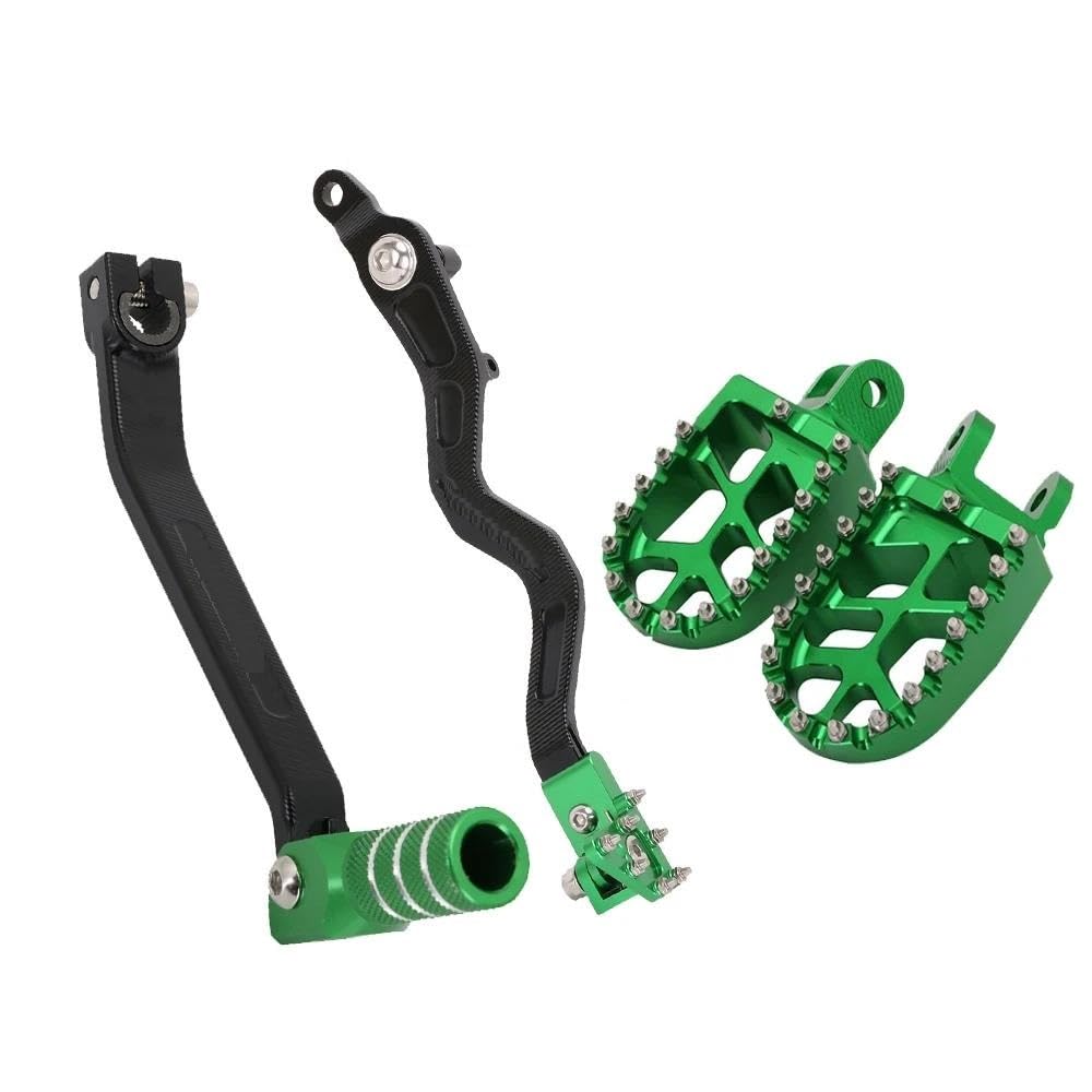 Repose-Pieds Moto et Leviers pour Randonnées Enduro en Kawasaki KLX 250