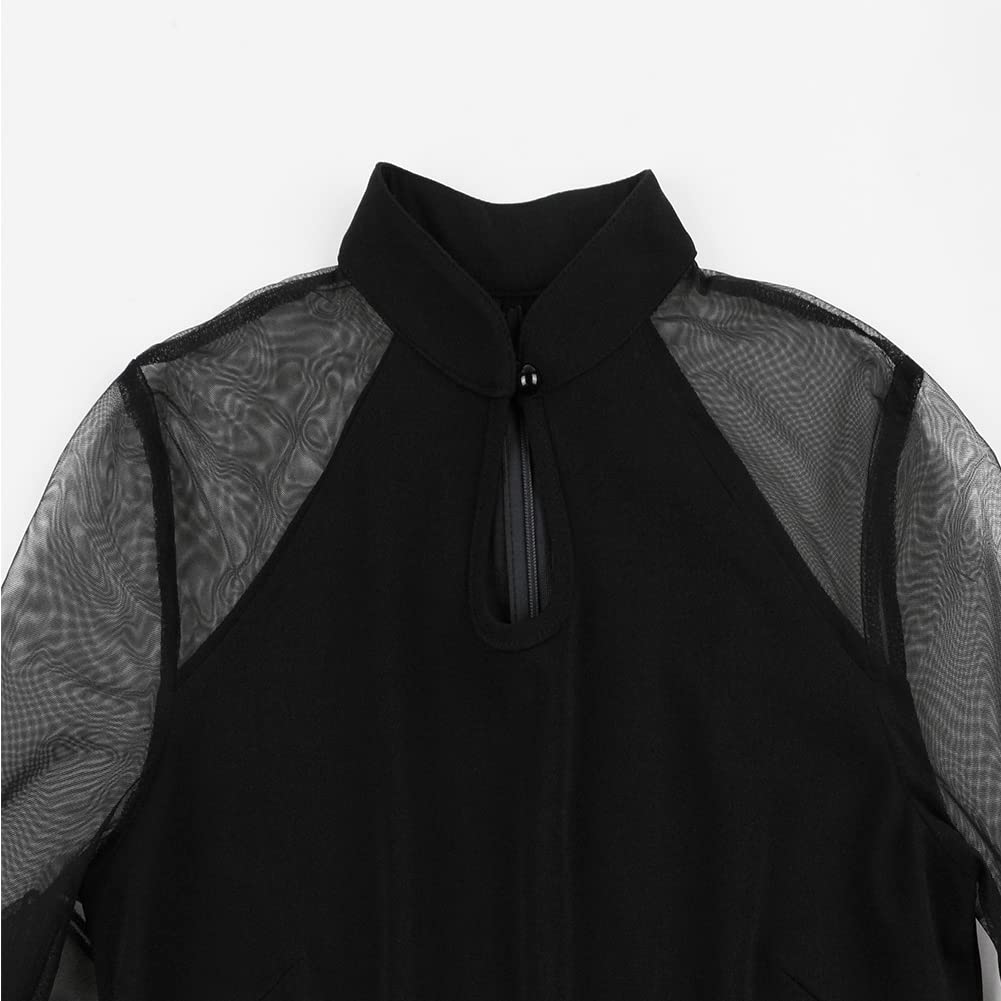 Abito da donna vintage a pois anni '50, stile Audrey, Rockabilly, anni '50 e '60, svasato, per aperitivi e feste, XX-Large