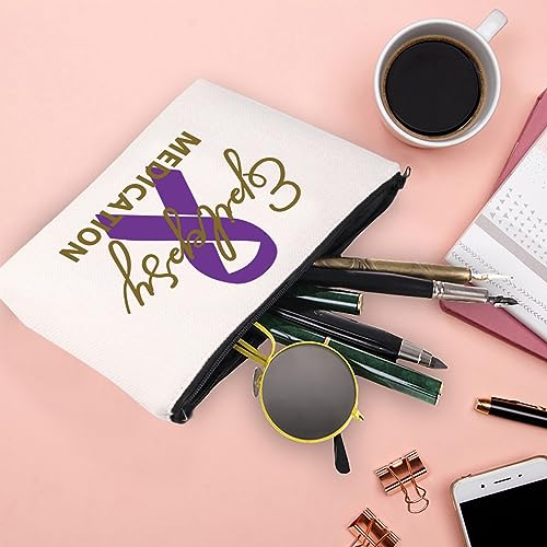 XYANFA Epilepsy Medication Bag Accessory Pouch - Seizure Alert Epileptic Gift - Epilepsy Awareness2