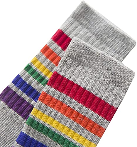 5 Pairs Cute Bow ToddlersLong Socks Baby Girls Knee High Socks Tube Ruffled Stockings3