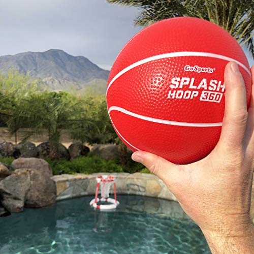 GoSports Splash Hoop 360 Floating Pool Basketball Game - Includes Hoop, 2 Balls and Pump - Red by GoSports - Image 8