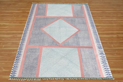 Carpette lavable en coton pour simplifier l'entretien du salon