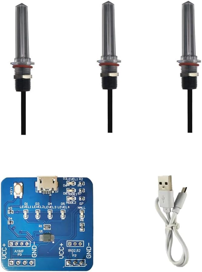Optical Infrared Four Point Water Liquid Oil Fuel Fluid Level Sensor Controller High Sensibility-Use to Detect Liquid Level(Pack of 3)