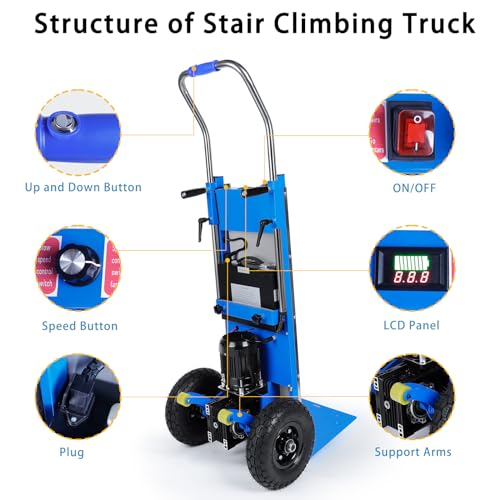Fadhole 4980661 1200W Electric Stair Climbing Sack Hand Trucks Dolly thumb #7