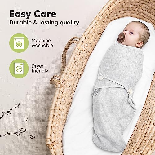 Keababies 3-Pack Organic Baby Swaddle Sleep Sacks thumb #6