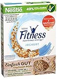 Nestlé Fitness Joghurt, Frühstückscerealien mit Vollkorn und teilweise Joghurtgeschmack (1 x 350 g)