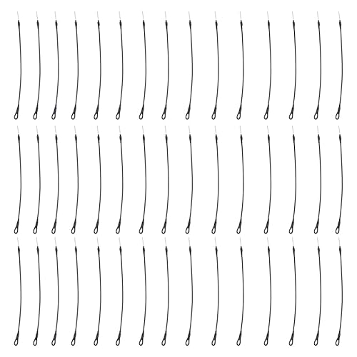 Ciieeo 100pièces Cordon De Sécurité Antivol Lanières Pour Vêtements Avec Boucle Magnétique Système De Prévention De Perte Étiquettes Lanières De Sécurité Pour Magasins