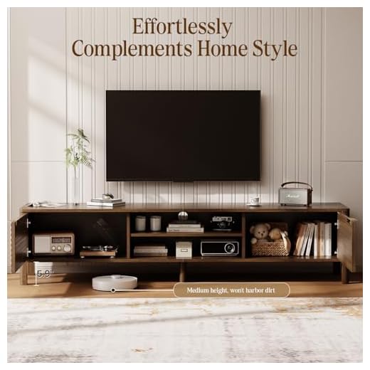 IKALIFE Mid Century Modern TV Stand 71"