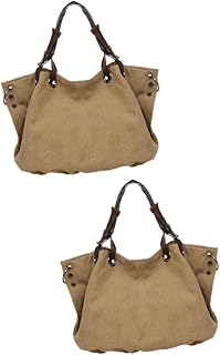 2 Peças Sacola Para Mulheres Bolsas De Lona Para Mulheres Sacola De Livro Para Mulheres Bolsa De Trabalho Alça Sacolas De Trabalho Para Mulheres Bolsas De Lona Bolsa De Ombro De