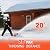 Litheli Electric Snow Shovel Cordless 20V, Lightweight Battery Powered Snow Blower with 4.0Ah Battery, Easy Snow Removal Tool for Driveways, Sidewalks, Patios and Decks