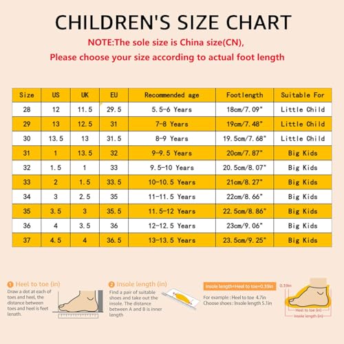 IWIHMIV Boys Girls Athletic Shoes Kids Tennis Breathable Running Shoes Lightweight Comfortable Sport Sneakers4