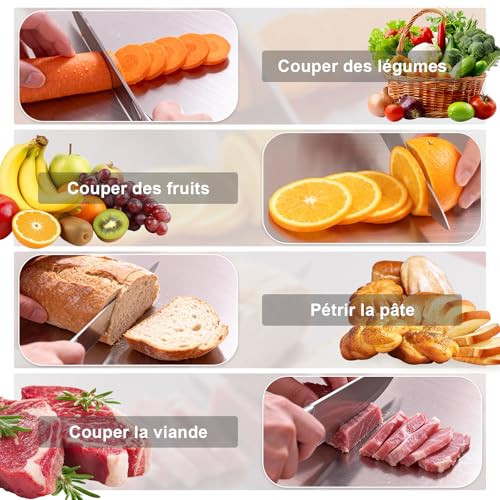 Planche à pétrir en acier inoxydable idéale pour équiper les bars