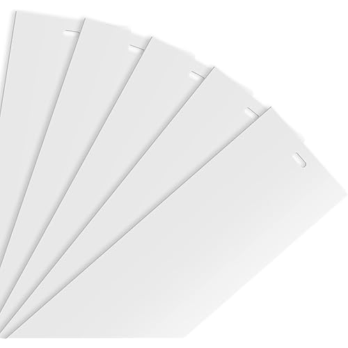 5 Pack 82.5" x 3.5" PVC Vertical Blind Replacement Slats, Blind Replacement Slats for Sliding Glass Doors, Window, Curved Smooth