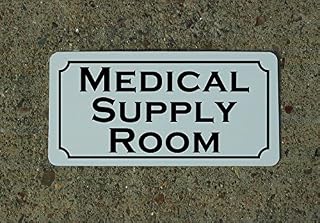 Medical Supply Room Vintage Style Metal Sign
