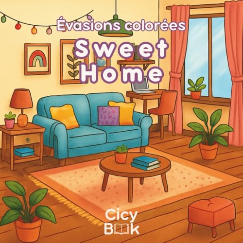 Livre de Coloriage Maison & Intérieur pour Adultes – Sweet
