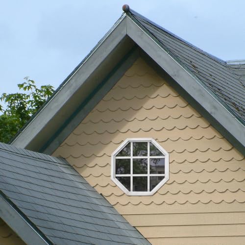 Ventanas para casas de juegos octogonales Riakrum con vidrio templado de seguridad 8