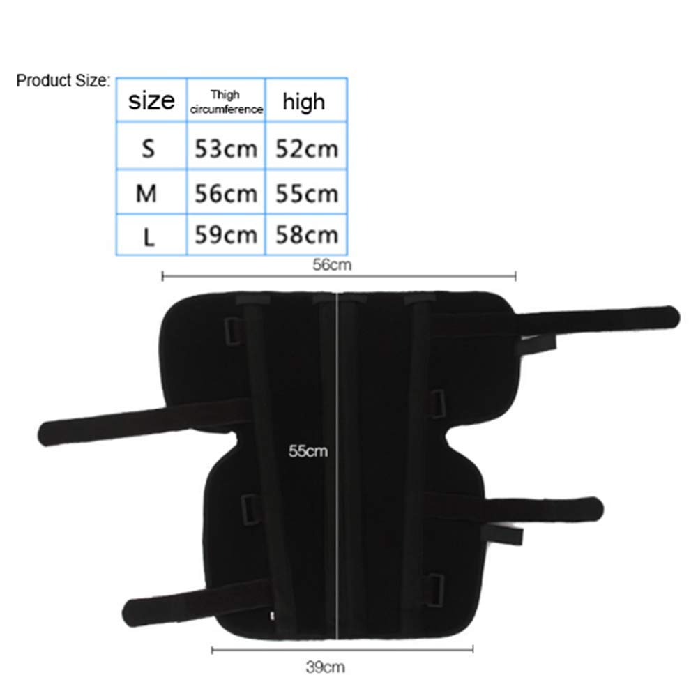 Regulowany Stabilizator Kolana, Orteza Stabilizująca Nogę, Ochraniacz Aktywności, Czarny-Średni,Black-M